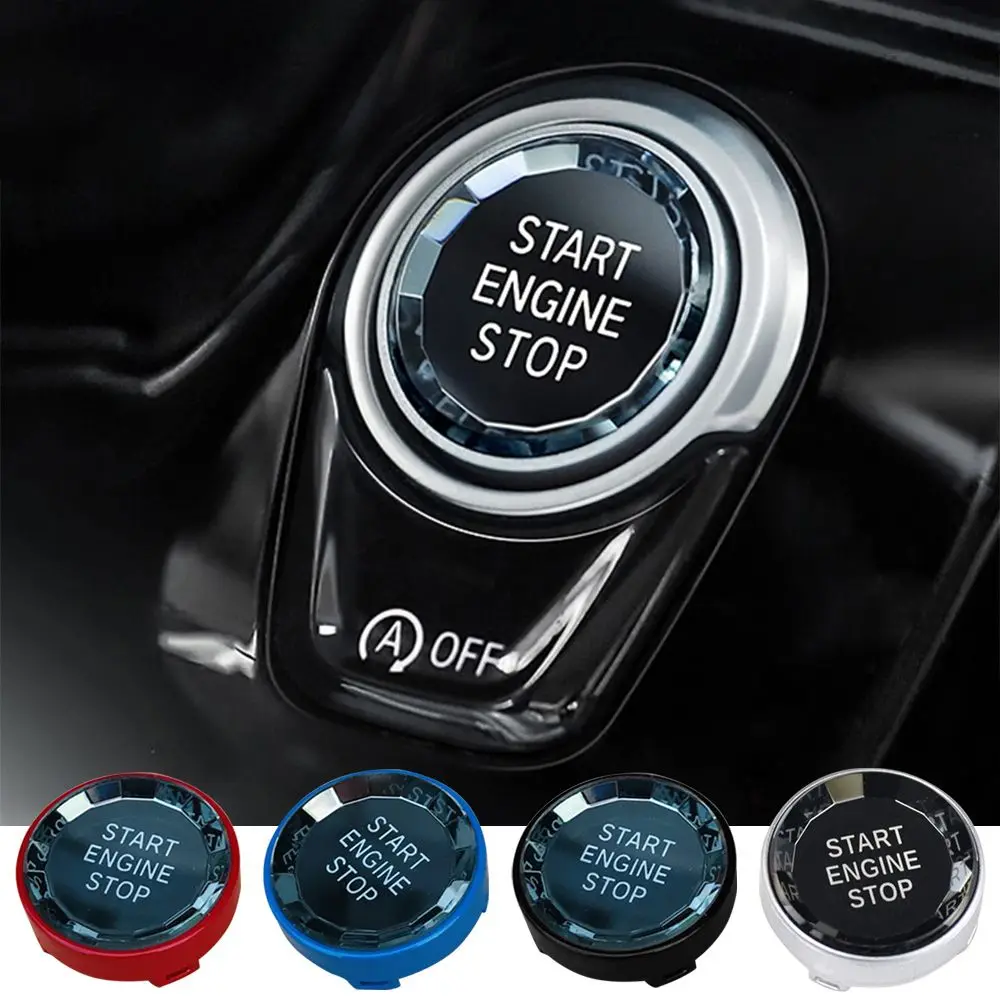 Plastic Lgnition Button Cover for BMW E90 E91 E92 E93 E60 E70 E71 E83 E84 E87 E89 Start Stop Button Replacement Auto Parts