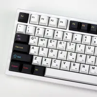 KBDiy Korean Keycaps Cherry Profile PBT GMK Colorchrome Keycap Mechanical Gaming Keyboard 143 Keys Custom for MX Switch 60/61/68