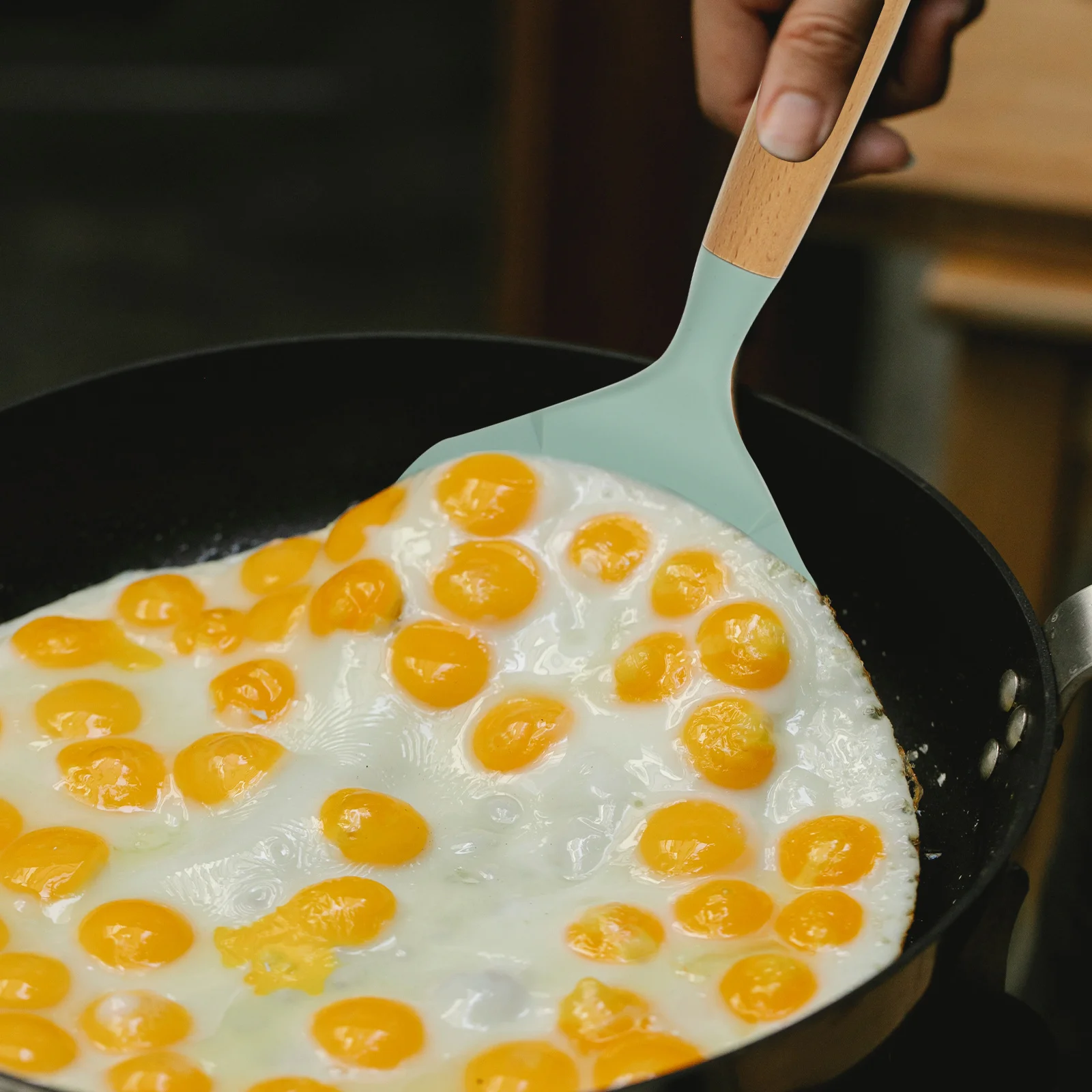 

Silicone Spatula Anti-Scalding Wide for Nonstick Cookware Practical Cooking Accessory Home Restaurant Use