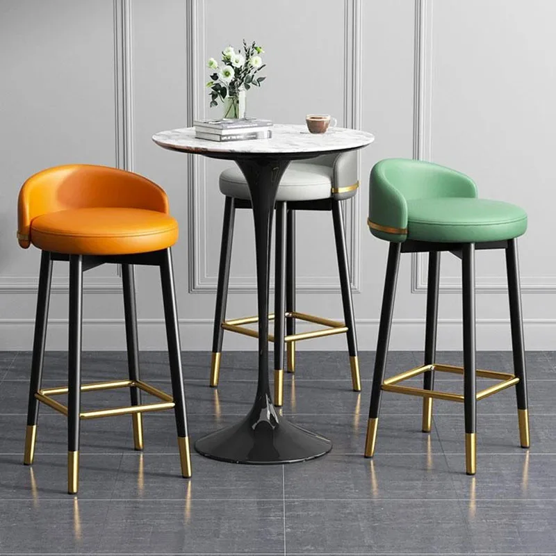 

Luxury Accent Bar Chairs Modern Minimalist Counter Stools Highchairs Bar Chairs Floor Dining Taburetes De Bar Salon Furniture