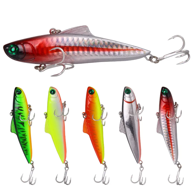 Winter 2022 New Bait VIB 1Pcs 8.5cm/21g Long Throw Full Swimming Layer Metal Fake Hard Lure Fishing Gear Artificial Lure Carp