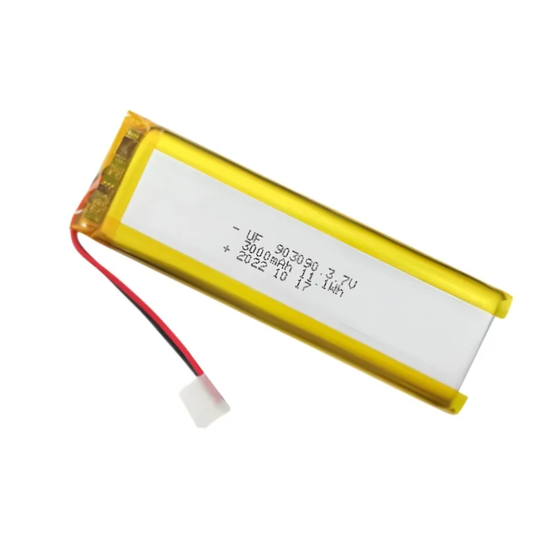 903090 Battery Wine Cabinet Cabinet Light Exhibition Cabinet LED Strip Large Capacity Battery 3.7V Polymer Lithium Battery
