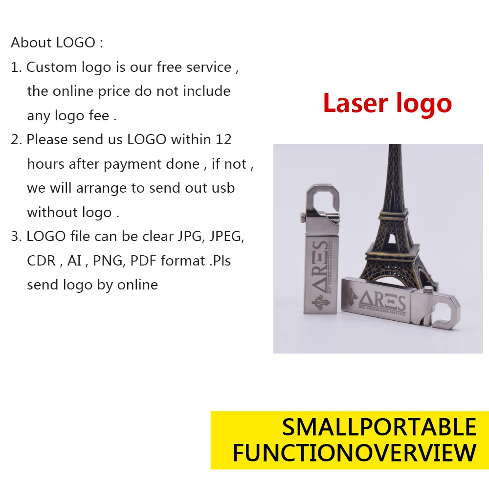 10 pz/lotto chiavetta USB Rotable 2.0 Pen Drive 64GB 32GB 16GB 8GB 4GB Pendrive Usb Memory Stick Logo gratuito per regalo fotografico