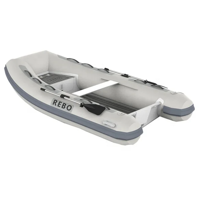قارب قابل للنفخ صغير كلاسيكي من الألومنيوم RIB 330 PVC/ORCA Hypalon للبيع