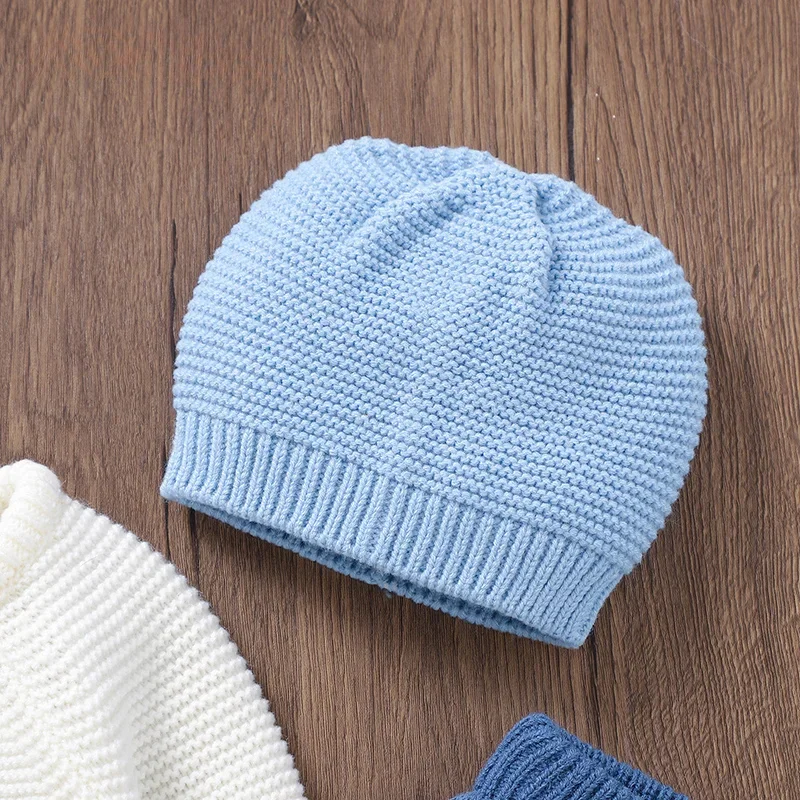 Winter Casual Outwear Newborn Boys Sweaters Tops+Pants+Hats+Shoes Outfits 4pcs Autumn Infant Kids Knitwear Baby Clothes Set Knit