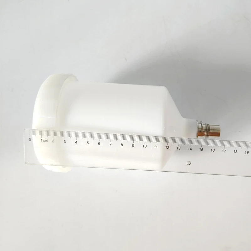 Imagem -06 - para Sata Pulverizador Cup Conector Jet Pintura Pulverizador 600ml Branco Plástico Hvlp Pintura Cup Pot Acessórios