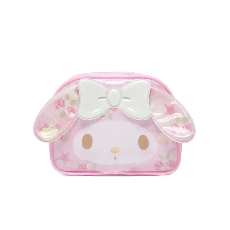 Y2k Hello Kitty Cinnamoroll Anime Kawaii Sanrio Makeup Storage Bag Cute Cartoon My Melody Ins Toiletry Handbag Gifts for Girls