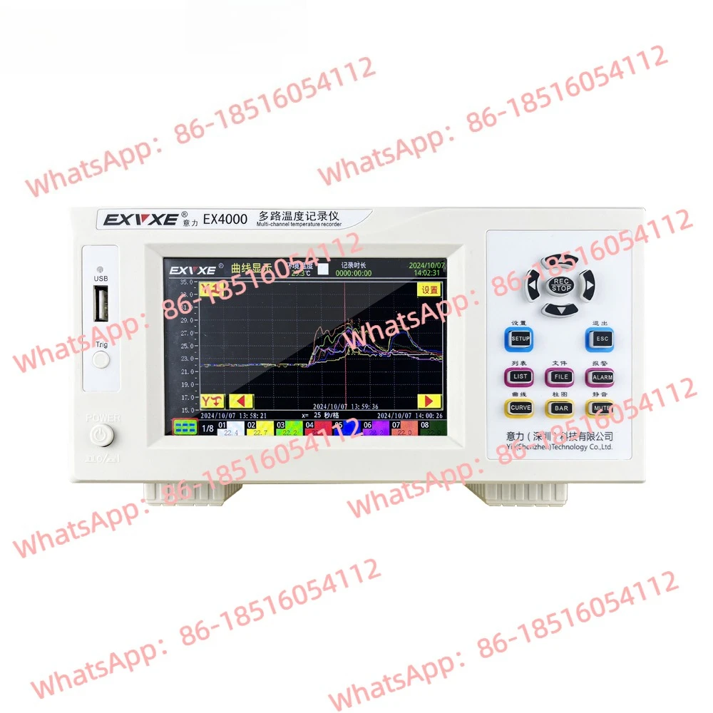 

Multi-channel temperature tester without paper recording, curve multi-channel instrument
