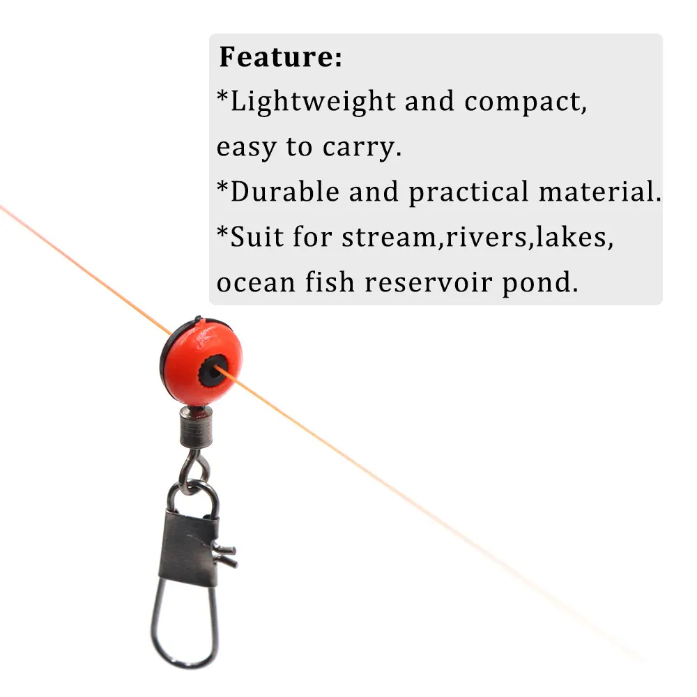 잉어 낚시 액세서리 스페이스 빈 스위블 낚싯줄 연결 버클 헤어 잉어 리그 방법 피더 바다 낚시 태클, 20 개