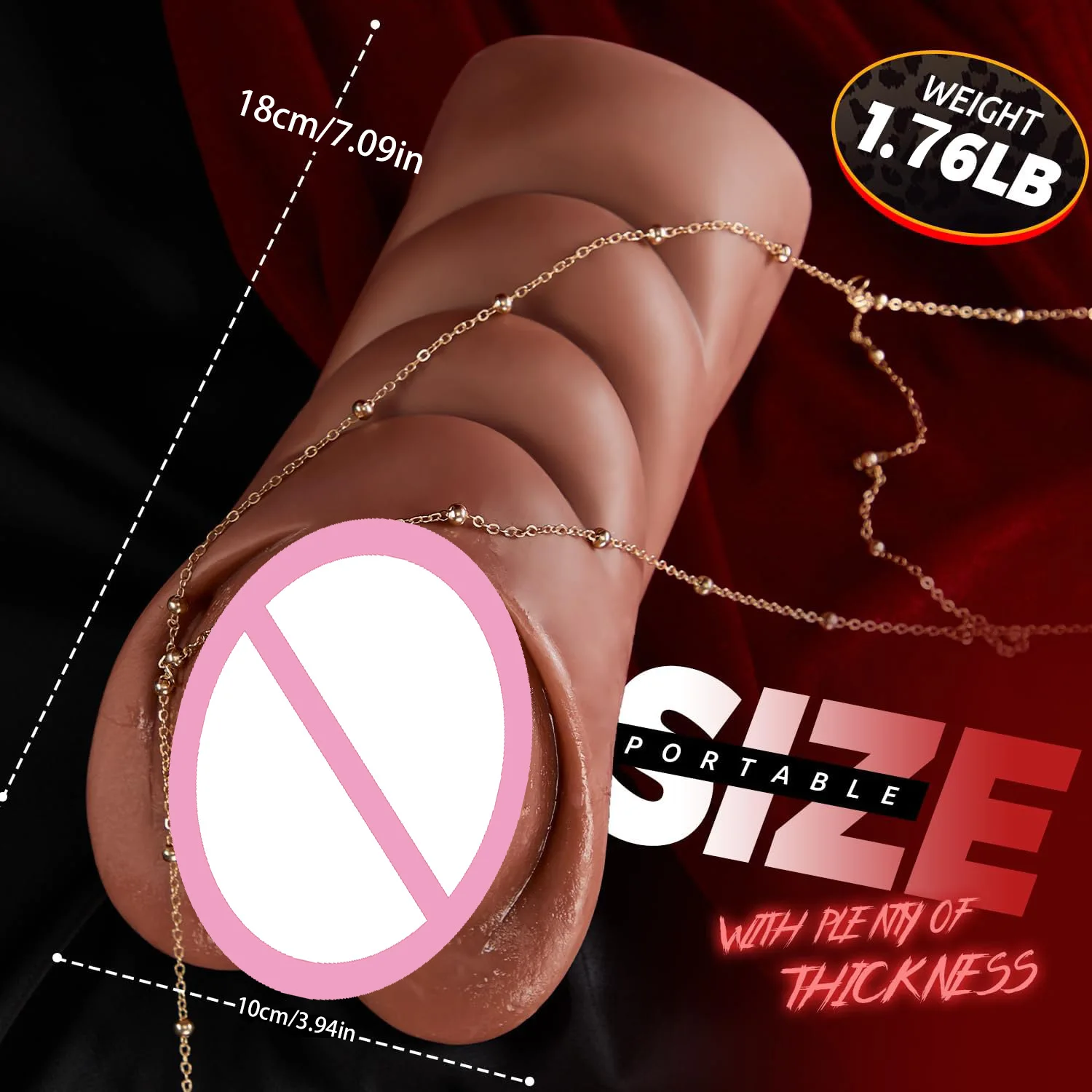 3D Flesh The Light Male Masturbation Artificial Vagina Ass mouth Silicone 3 In 1 Adult Sex Toy Sex Doll For Man Pocket Pussy Ass view 3