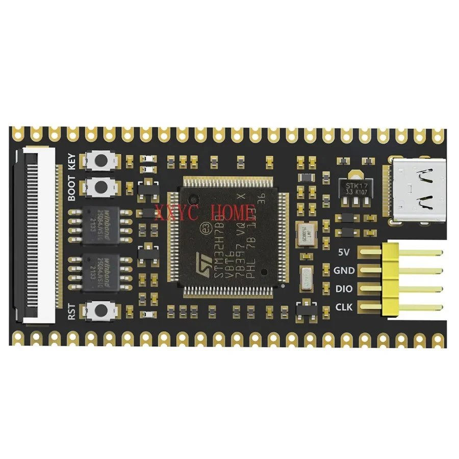 Stm32h7b0 core board minimum system vbt6 replaces stm32h750 / 743