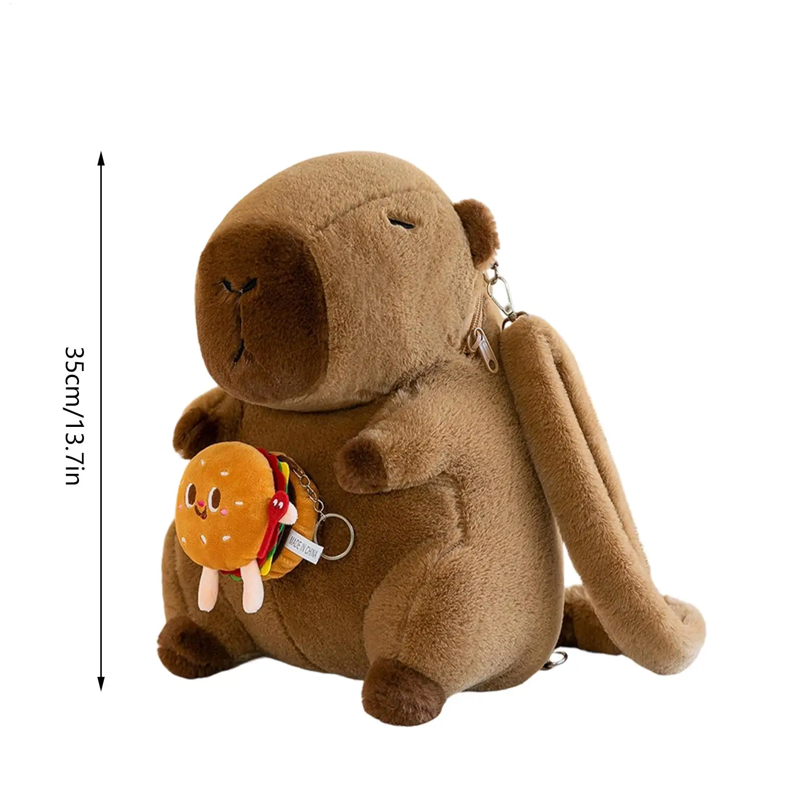 Plecak Pluszowy Duża Pojemność Torba na Książki Artykuły Szkolne Plecak Pluszak dla Dzieci Dziewczynek Urodziny Podróże Wyjazdy na Jednodniowe Wyjazdy