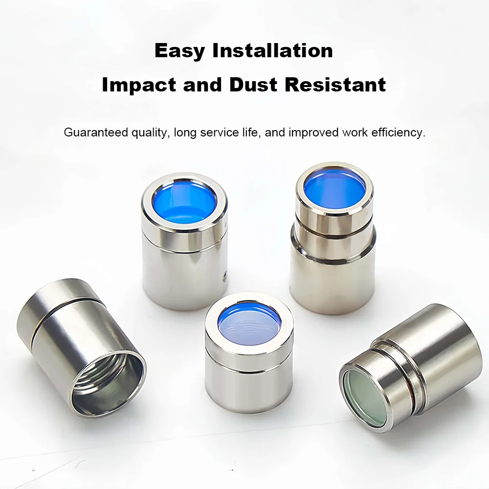 Praylee Fiber Laser Source Output Protective Connector Lens Protection Cap for Raycus Max IPG RECI GW Laser Cutting Machine
