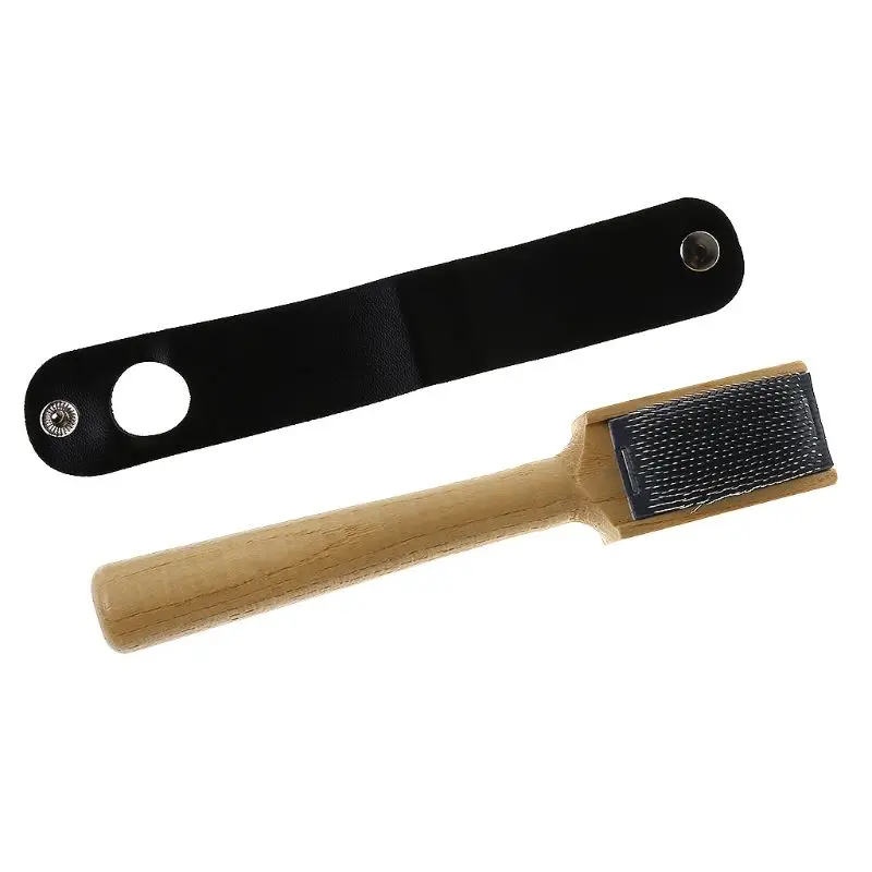 Dance Shoes Cleaning Brushes Brushes Wooden Suede Sole Wire Shoe Brush Cleaners Shoe Cleaning Accessories Cleaning Tools
