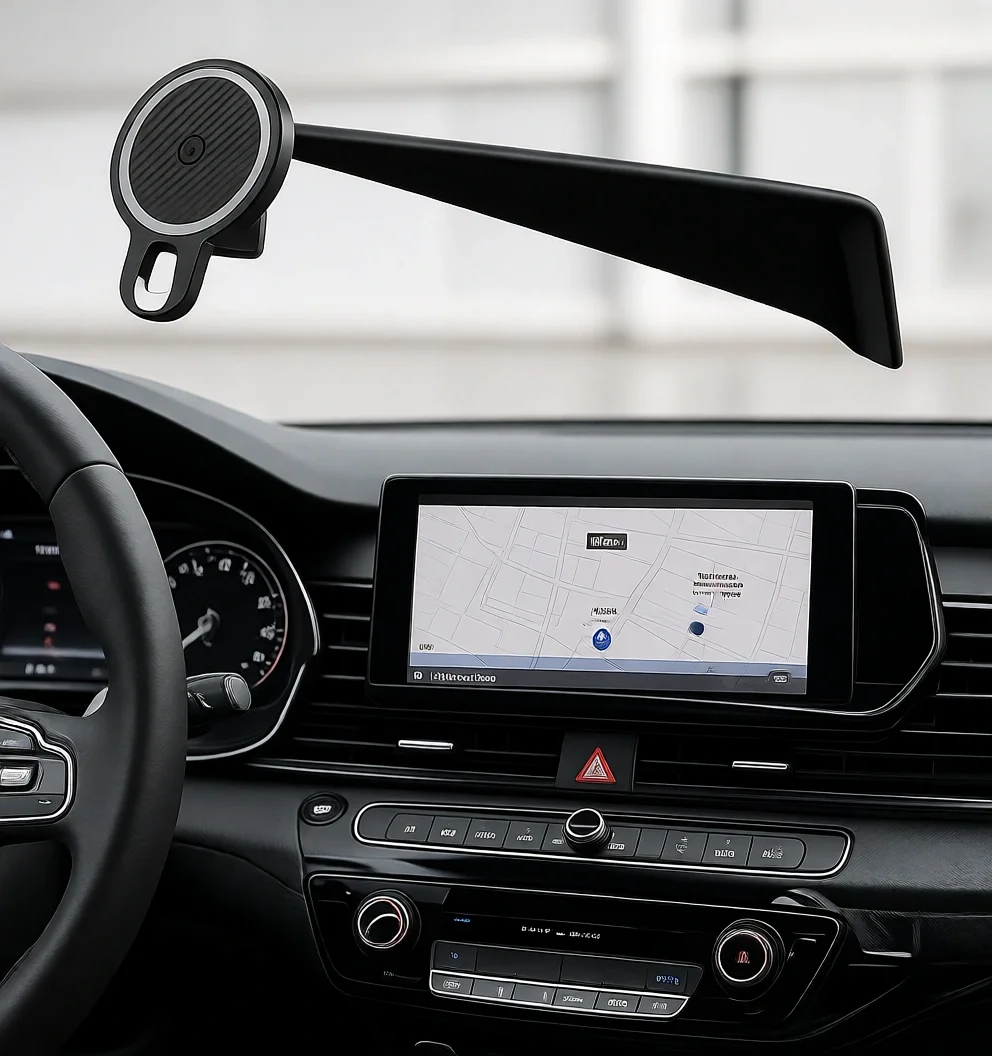 

Car Phone Holder Magnetic 15W Fast Wireless Charger Universal Fit for Sedan 8 10.25 Inch Screen No Air Vent Block