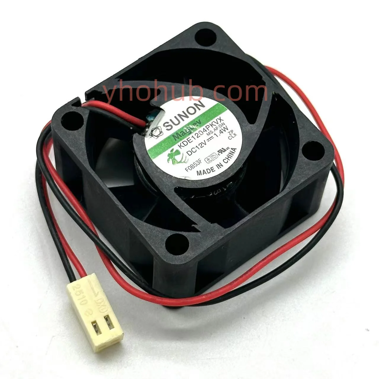 

SUNON KDE1204PKVX MS.A.GN DC 12V 1.4W 2-wire 40x40x20mm Server Cooling Fan