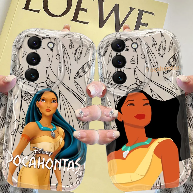 Disney Pocahontas Cream Phone Case For Samsung A 30 25 24 23 21 20 15 14 13 11 10 05 04 03 02 S E Core Funda Shell Cover Capa