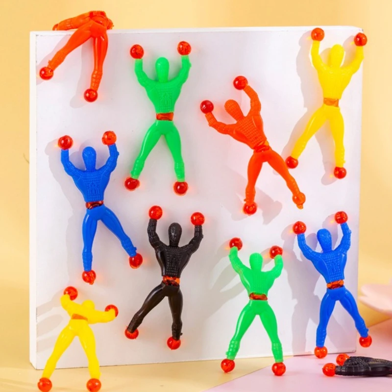 10 pezzi novità giocattoli allungabili appiccicosi uomini bambini ragazzo bomboniere per feste di compleanno forniture giocattoli agitati giocattolo antistress