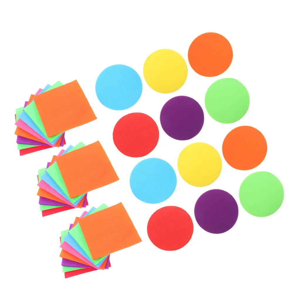 60Pcs Reusable Carpet Markers for Kids Preschool Floor Dots Kindergarten Activity Circle Square Classroom Sitting