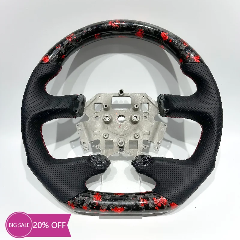 

Steering Wheel for Falcon FG FGX XR8 Carbon Fiber for Ford Xr6 Fg Mk2 Ford Falcon Perforated Leather Without airbags