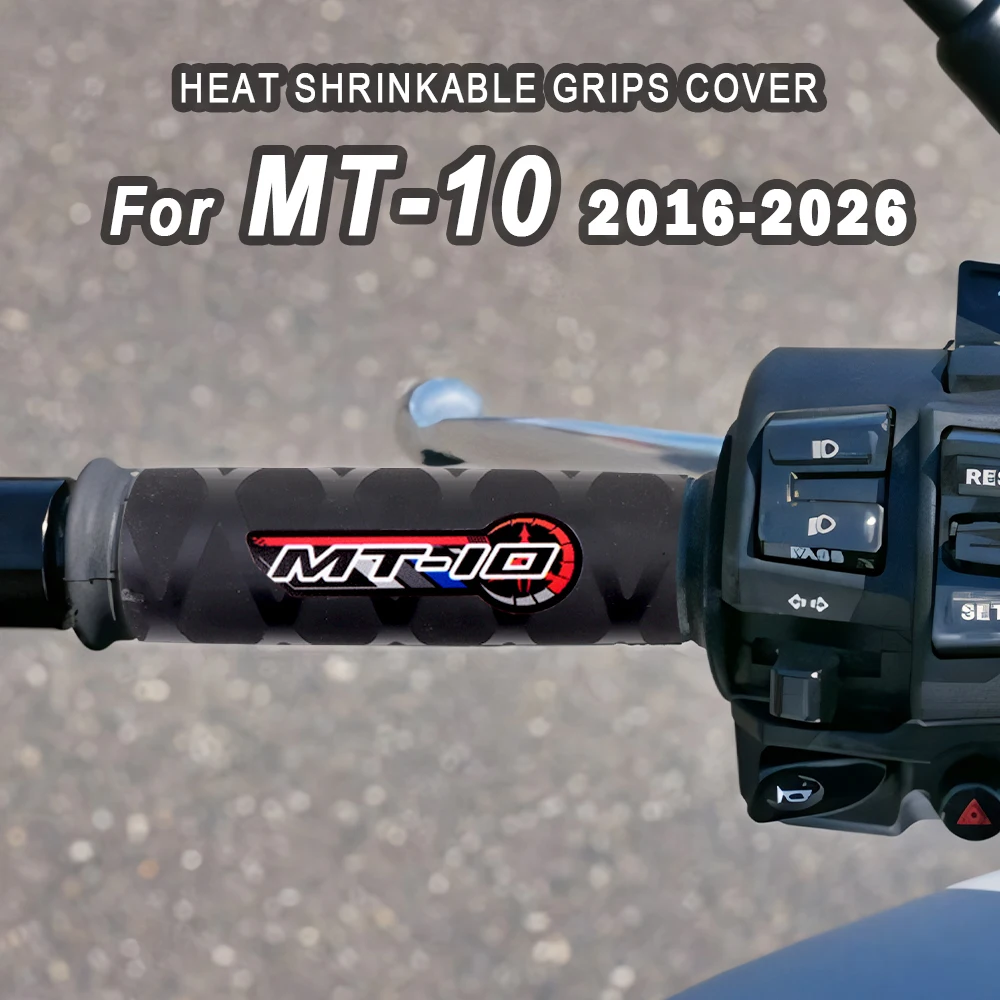 Anti-slip Motorcycle Handlebar Cover Accessories For Yamaha MT-10 MT10 MT 10 SP 2016-2026 Heat Shrinkable Grips Rubber Gloves