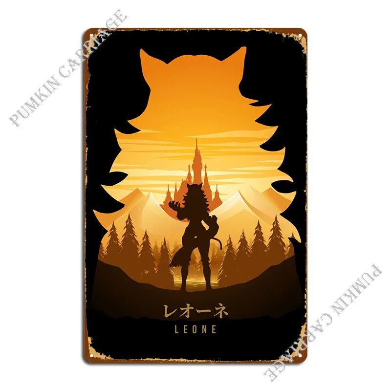 Leон Акаме Ga убить металлический знак плакат Гараж бар пещера печать Паб Клуб жестяной знак плакат