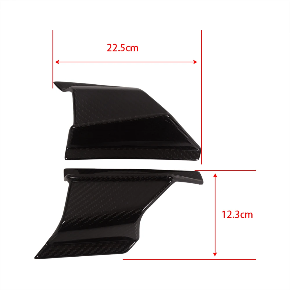 1Pair Motorcycle 100% Carbon Fiber Body Parts Side Winglet Fairings Kit Winglets Fit For Honda XADV 750 ADV 150 XADV/750