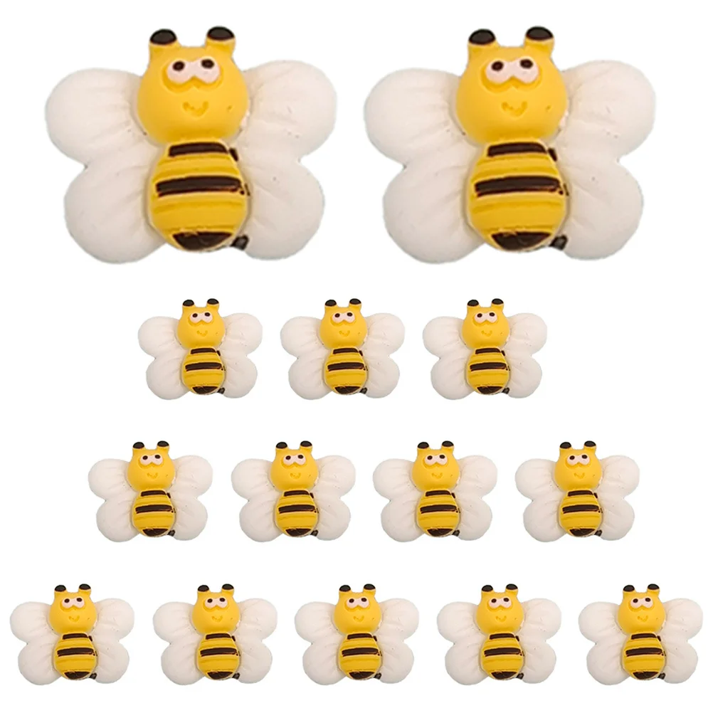 

25Pcs Bee Shaped Push Pins Resin Alloy Cork Board Accessories Map Marking Daily Use Office Cork Board Accessories