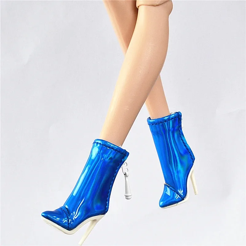 

В наличии масштаб 1/6, модные короткие сапоги с принтом для девочек, кукла-солдат, модель на высоком каблуке для FR FR2 FR6.0, фигурки тела