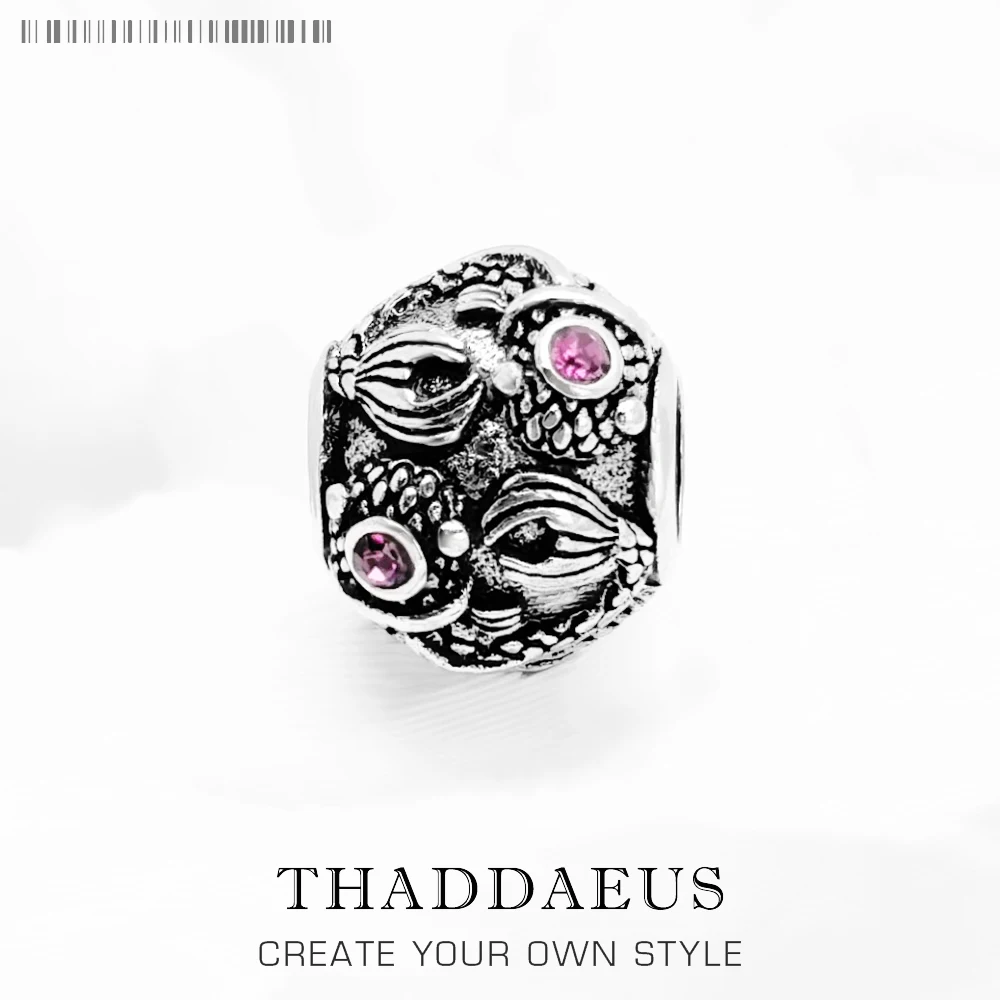 

Bead Koi Fish Fine Jewelry Vintage 925 Sterling Silver Gift Lucky Charm For Women Men