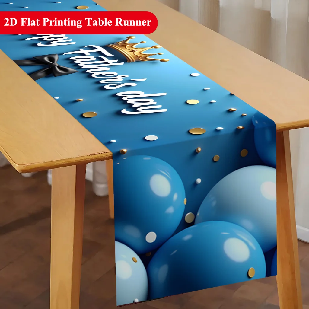 1Pc Multi-size Vinyl Father's Day Table Banner, 
