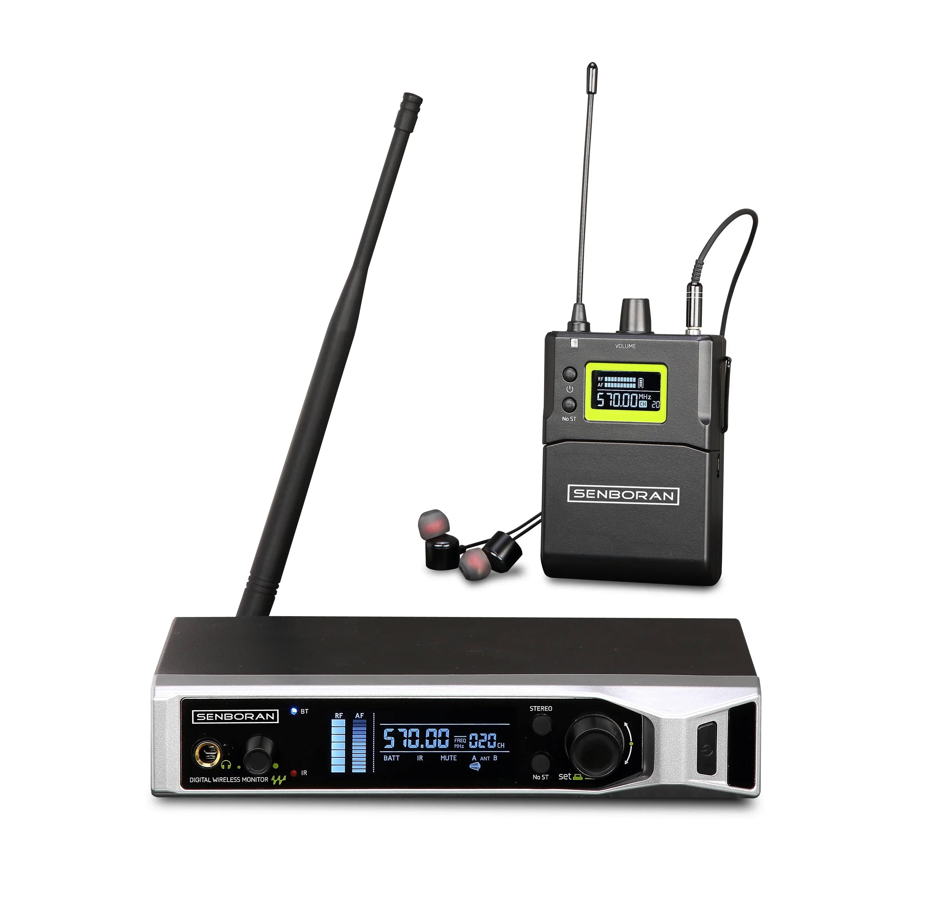 SENBORAN WM1000 UHF نظام لاسلكي قناة واحدة دي مونيتو شخصي داخل الأذن #1