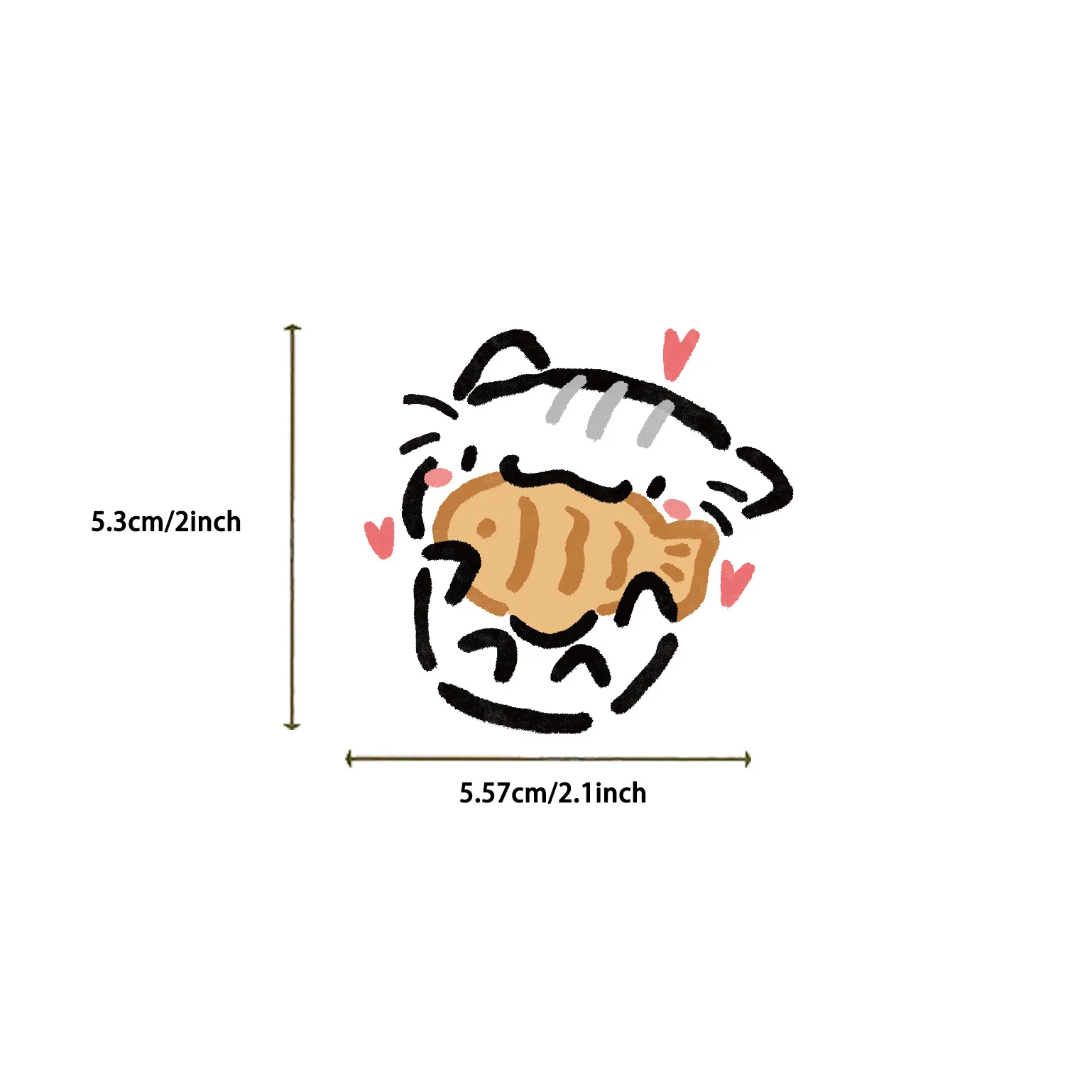 10/30/54PCS 귀여운 새끼 고양이 재미 있은 Meme 고양이 스티커 개인화 된 크리 에이 티브 장식 스쿠터 전화 케이스 낙서 투명 데칼