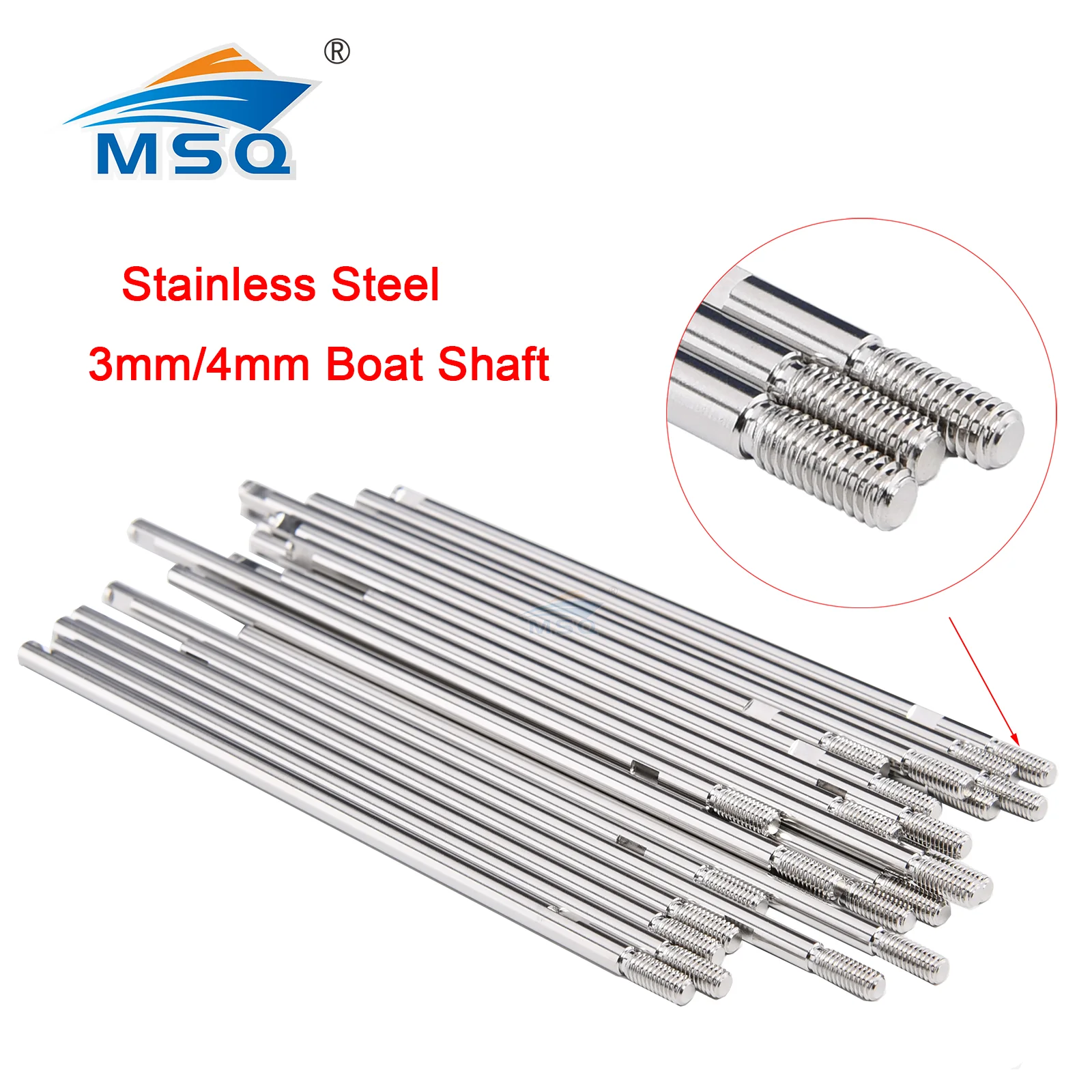 

1/2 шт., высококачественный 3/4 мм из нержавеющей стали, вал радиоуправляемой лодки L7,5/10/13/15/20/25/30/35 см, привод двигателя, металлический вал, запасные части для радиоуправляемой лодки