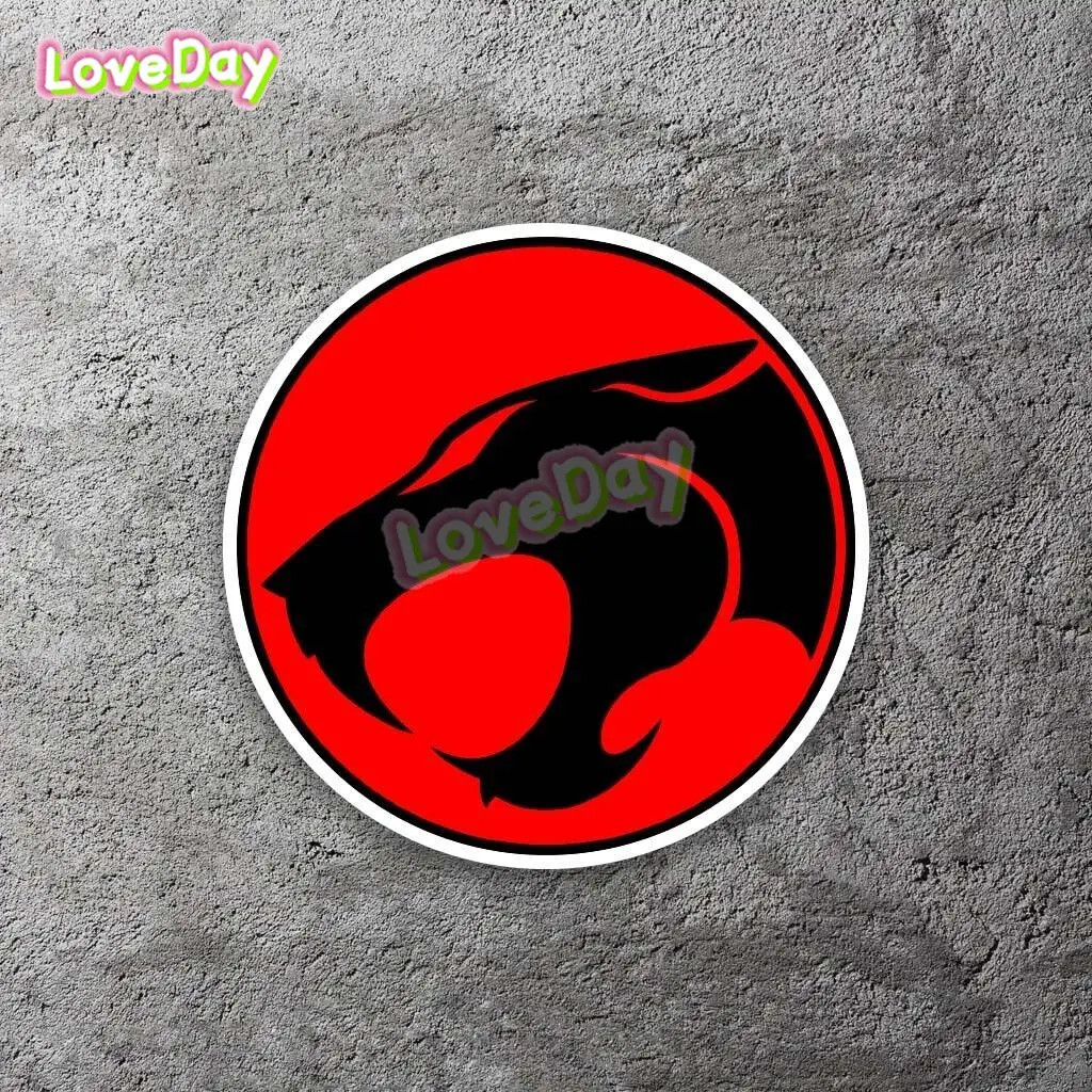 

Thunder Cats Logo Vinyl Car Sticker Die-Cut Logo Decal Retro Cartoon Motorcycle Racing Helmet Toolbox Decorative Sticker