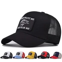 Summer Breathable Quick Drying Fashion Embroidery Baseball Caps Men Women Outdoor Dad Trucker Hat Snapback Hat Gorras Hombre