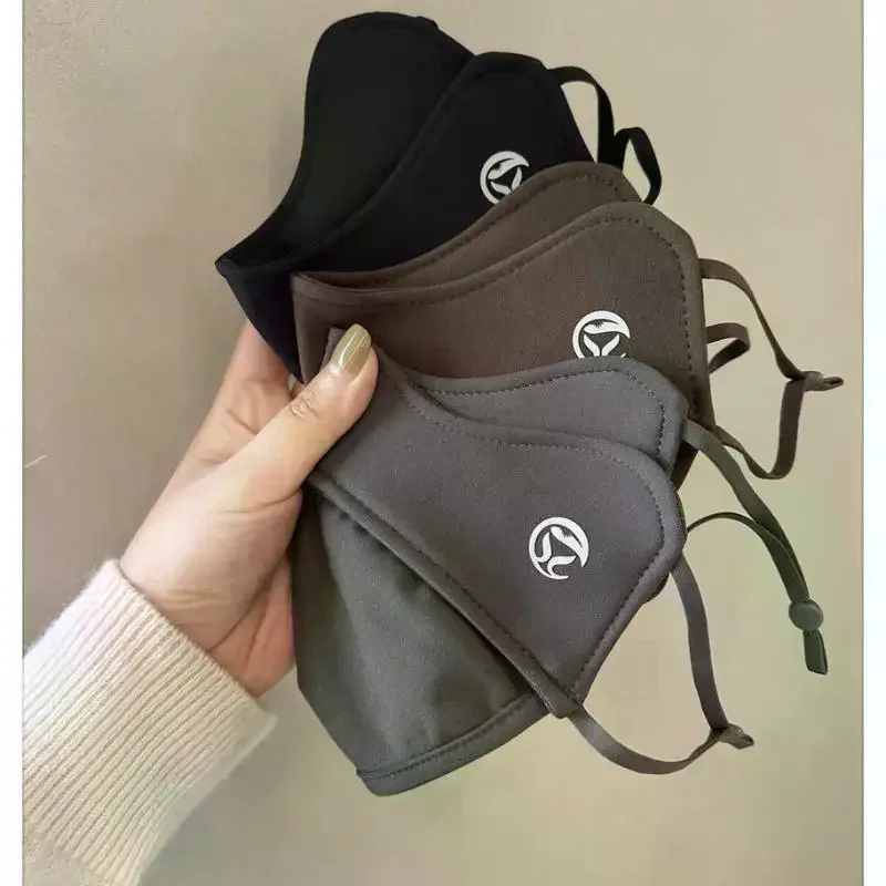 قناع وجه نسائي دافئ، سميك للخريف والشتاء، يحمي العينين والزوايا، مقاوم للرياح لركوب الدراجات والاستخدام الخارجي #2