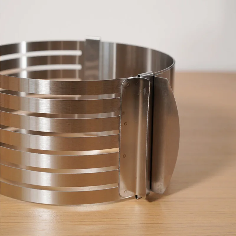 Layer Cake Stainless Steel  Adjustable Slicer Set Multilayer Circular Molding Plating Forming Round Cake Rings Family wedding