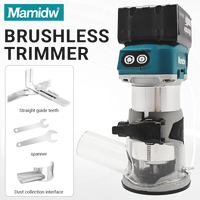 For Makita DRT50Z DRT50 DRT50ZJX9 LXT Brushless Cordless Laminate Trimmer 30000RPM 18V Electric Router Woodworker Carpenter Tool