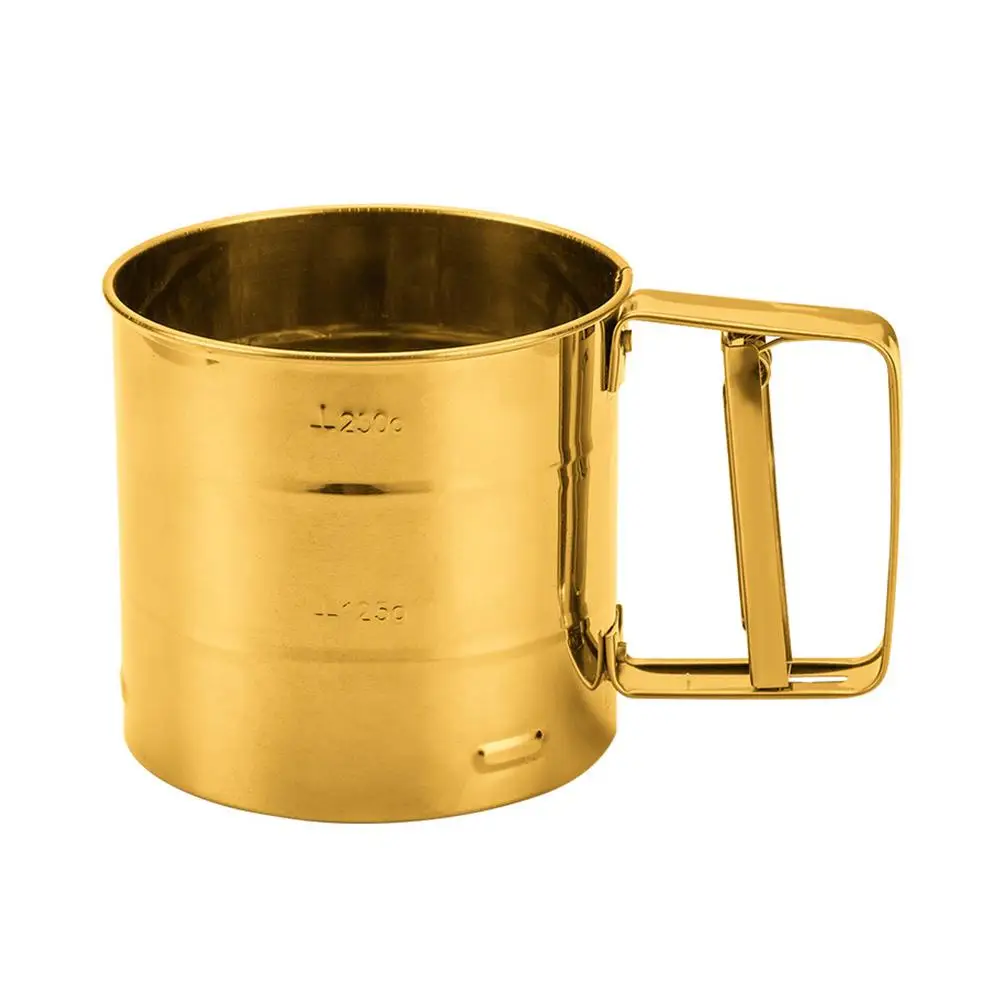 

Stainless Steel Flour Sieve Multipurpose Sifter Filter Powder Strainer Cup Baking for