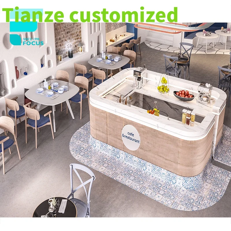 {customized}Customized coffee shop furniture direct factory supply wooden coffee table