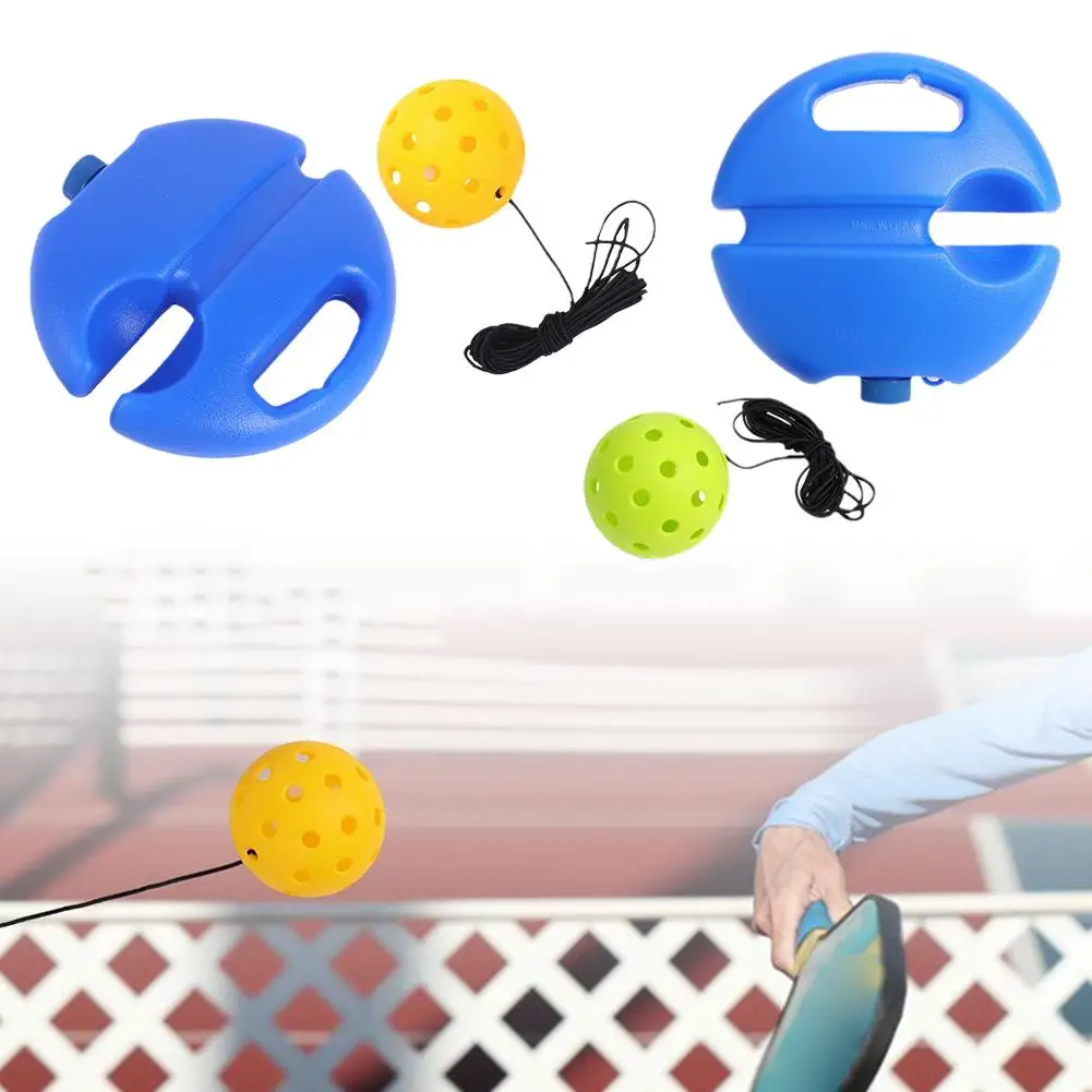 Pickleball Trainer Tennis Trainer Rebound Ball With String Baseboard Self Study Tennis Dampener Training Tool Exercise Equipment