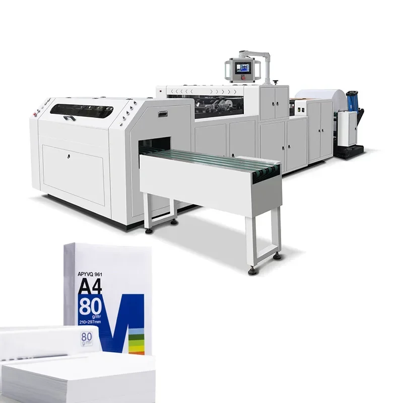 Full Automatic A4 Copy Paper Sheet Cutting Machine/a4 Copy Paper Production Line/a4 Paper Packing Wrapping Machine