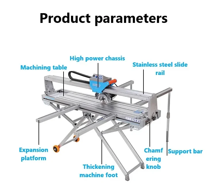 Tile Cutter QX-ZD-1200 Portable 45 Degree Automatic Chamfer Ceramic Tile Stone Cutting Machine For Cutting Ceramic Porcelain