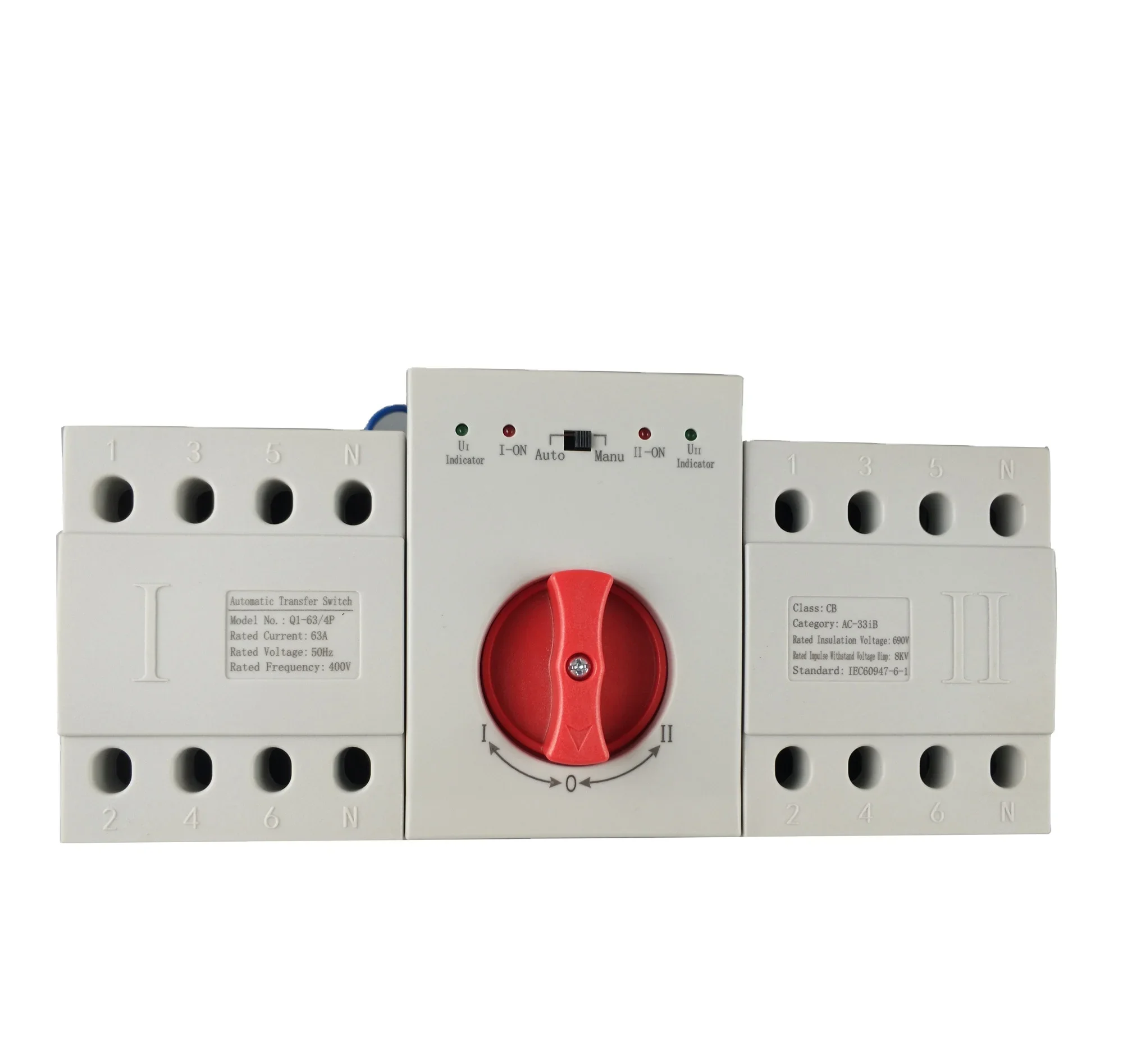 Q1 Class CB Dual Power Automatic Transfer Switch(ATS)