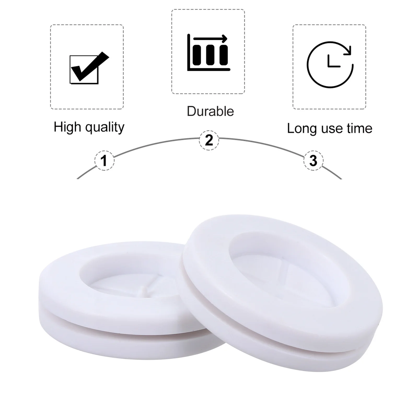 

4pcs Synthetic Rubber Wire Grommets Dust-Proof Flame-Retardant Cable Protector Waterproof Oil Resistant Abrasion Resistant