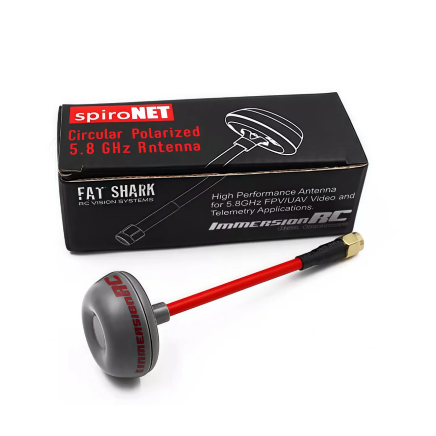 Fatshark 5,8 GHz zirkular polarisierte RHCP FPV Sender Empfänger Antenne für RC Racing Drone FPV Brille