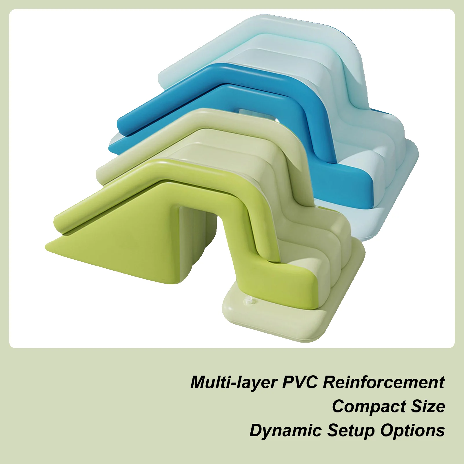 

Foldable Blow Up Slide Blow Up Pool Slide Non-Slip Family Gatherings Ramp for Boy Girl Outdoor Recreation Community Water Park