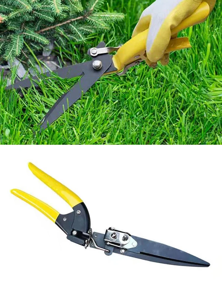 

Gardening Scissors Rotatable Lawn Trimming Gardening Grass Trimming Scissors Gardening Tools Household Potted Weed Pruning