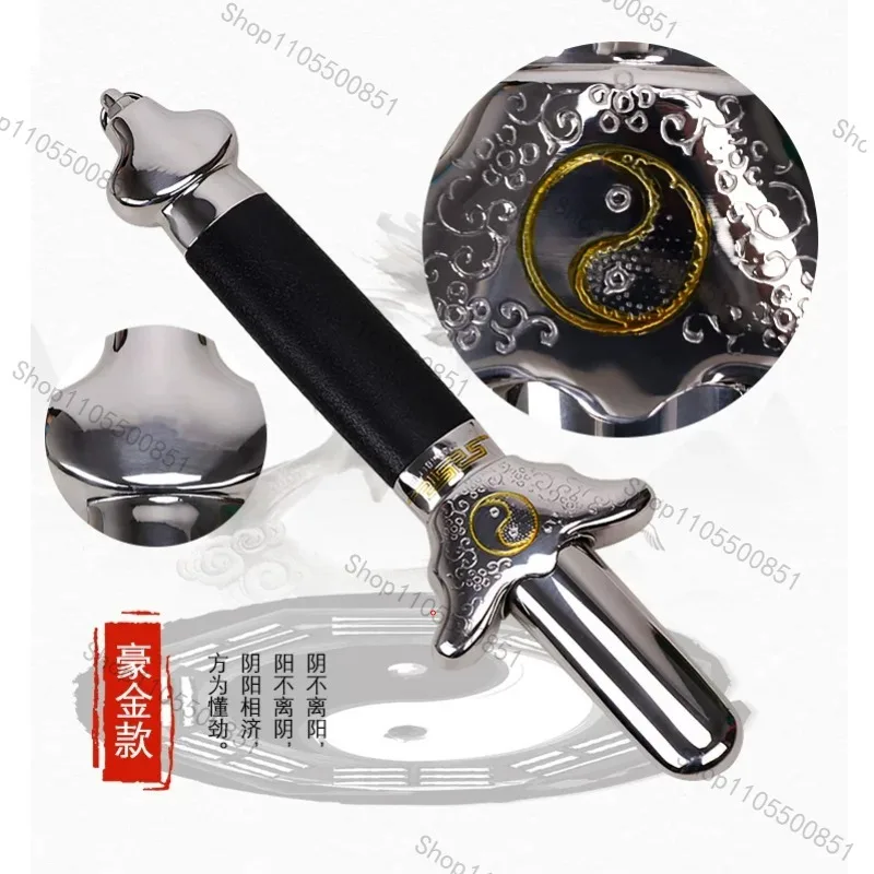 Stainless Steel Tai Chi Sword, Telescopic Stretching Sword, Weighted Alloy Martial Arts Sword for Men Women Morning Exercise Fit